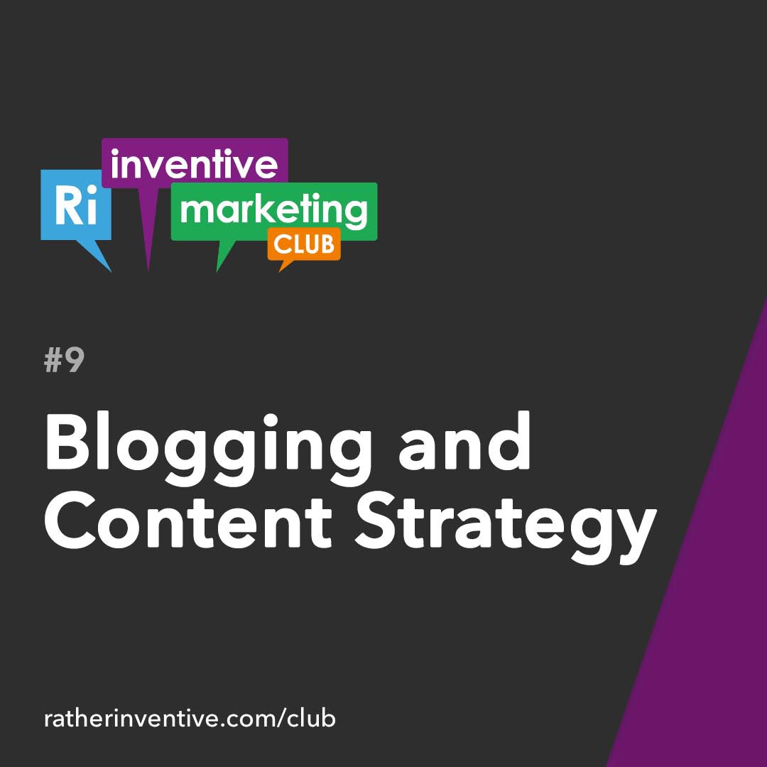 IMC9: Blogging & Content Strategy