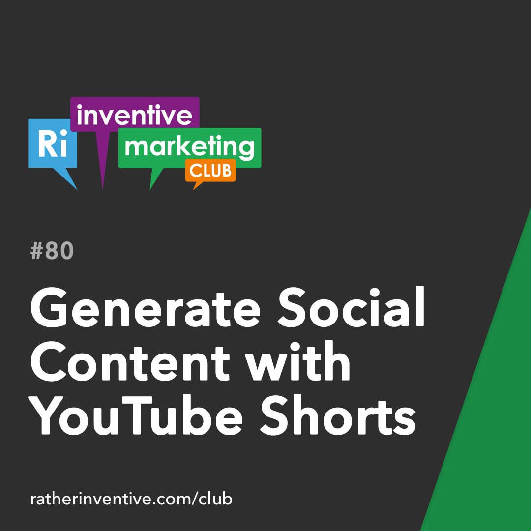 IMC80 Generate Social Content with Youtube Shorts thumb2