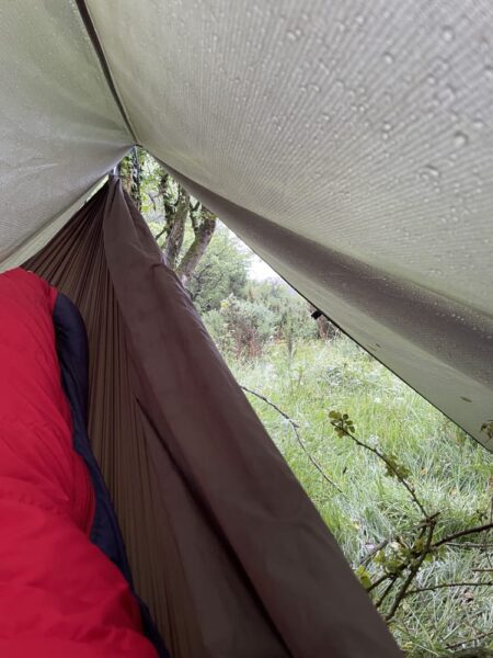 Dartmoor walk6 A view from my tarp